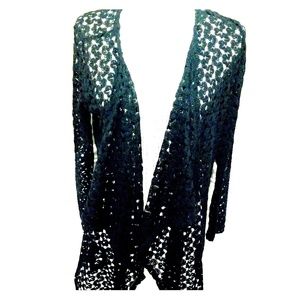 Black Knitted Cardigan